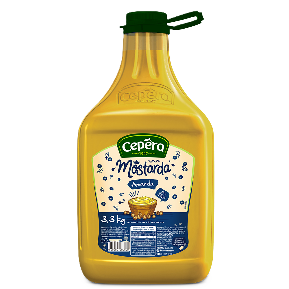 MOSTARDA CEPÊRA GALÃO 3,3KG