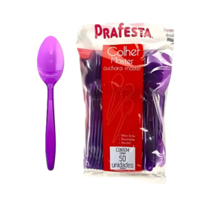 COLHER MASTER PRAFESTA - ROXA - C/50